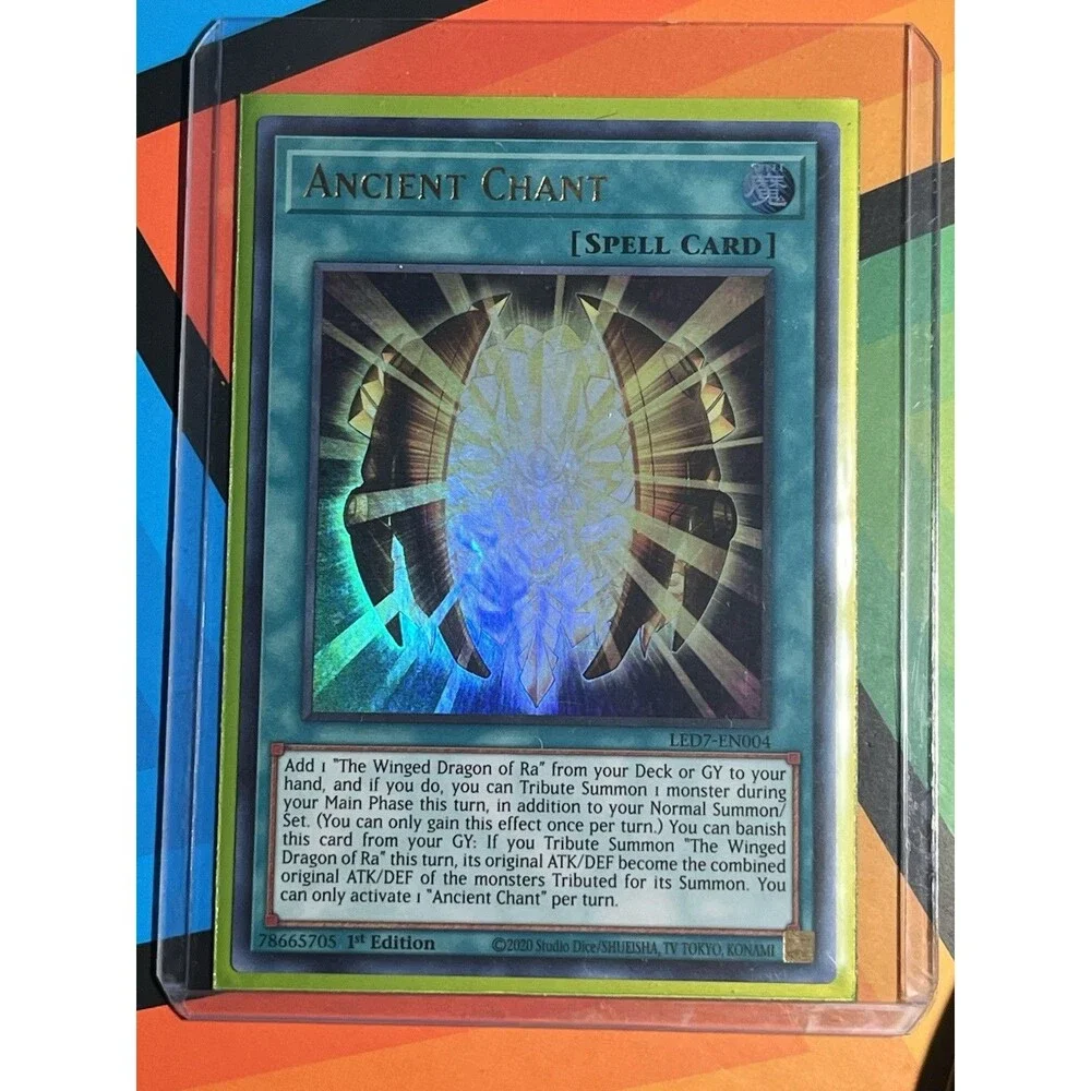 Yugioh Ancient Chant MZMI-EN069 Maze of Millennia Ultra Rare 1st Edition NM x1
